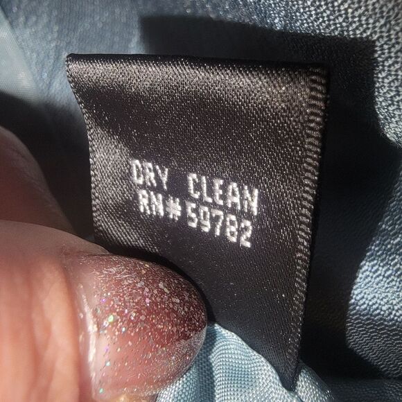 Adrianna Papell Sleeveless Grecian Style V-Neck Silk Dress Size 10 - Picture 10 of 10